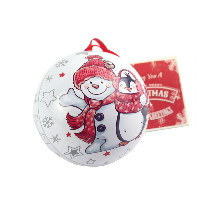 Коробка-куля "Сніговик та пінгвін" Рівне - фото 1