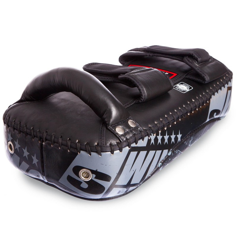 Пады для тайского бокса Тай-пэды TWINS FKPL2-38-L размер 41х21х11 см черный Киев - изображение 5