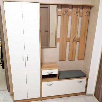 Прихожая (з подушкой) Орион Мебель Сервис Дуб самоа Белый матовый Львов - изображение 9