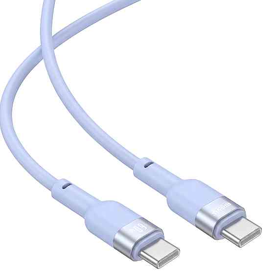Кабель Brevia Type-C to Type-C 60W 1,2м, синій box (52120UCCC1) Львів