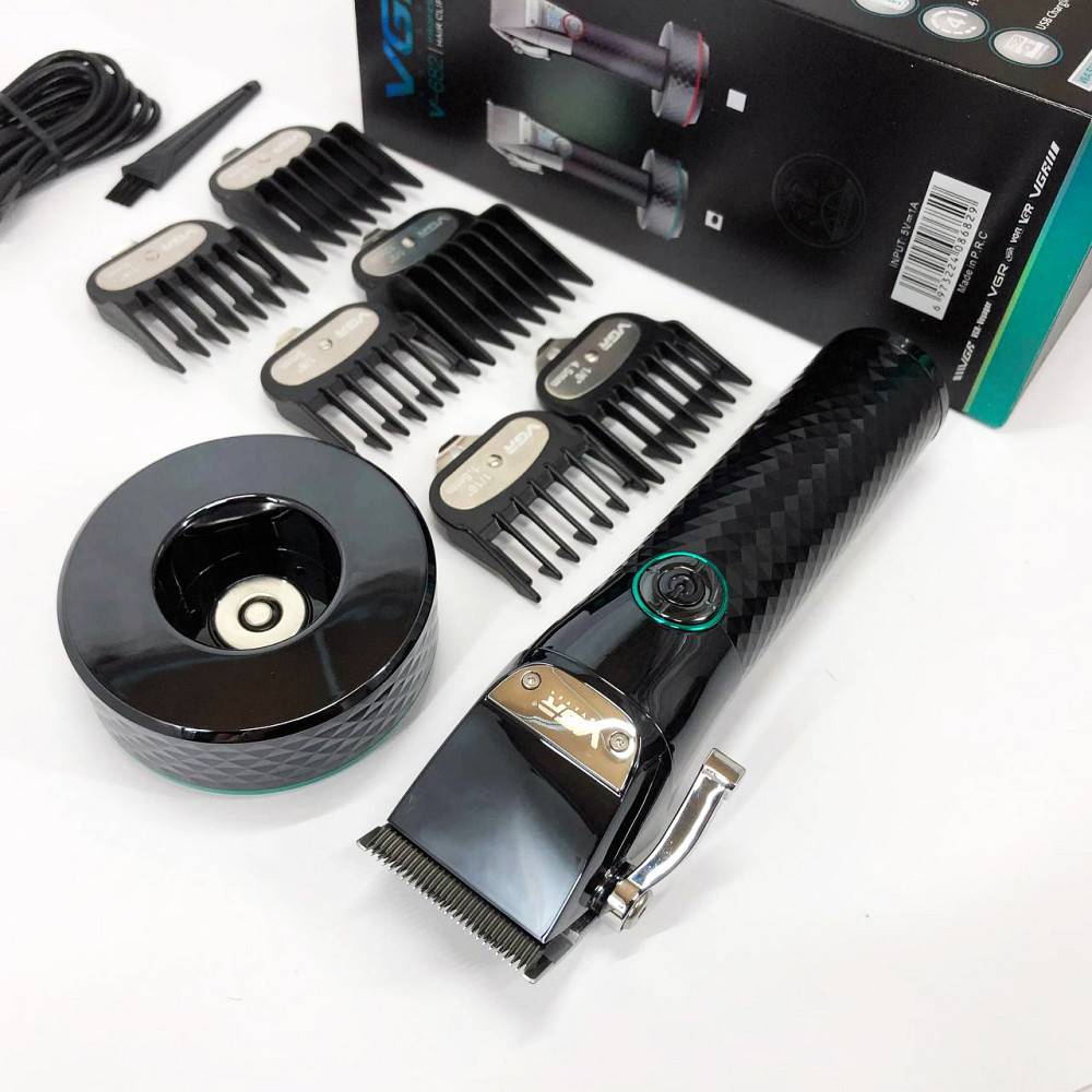 Машинка для стрижки з насадками бездротова VGR, Чоловічий набір для стрижки волосся бездротовий XW-82 Київ - фото 17