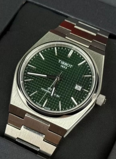 Преміумгодинник timsot powermatic 80 зелений. Київ - фото 6