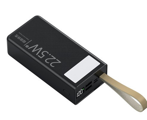Павербанк 50000 mAh WUW Y55 TUGII-Y55 PD 22.5W швидка зарядка цифровий дисплей ліхтарик power bank повербанк Одеса - фото 1