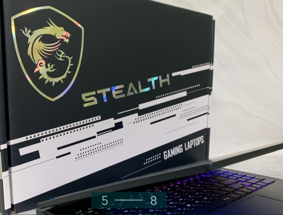 Ноутбук MSI Stealth 26 Studio RTX 4070/ i7/ 32Gb / 1TB. + Мишка Legion M600s. Киев - изображение 4