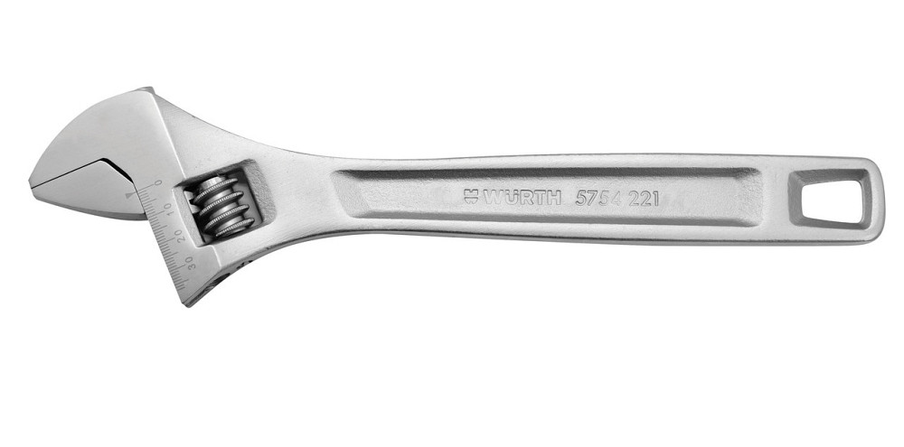 Ключ розвідний WURTH 5754221108 (WS0-24), L200MM, RED STRIPE Коломия - фото 1