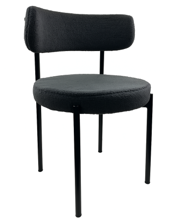 Стілець Бруно тканина сіра Днепр