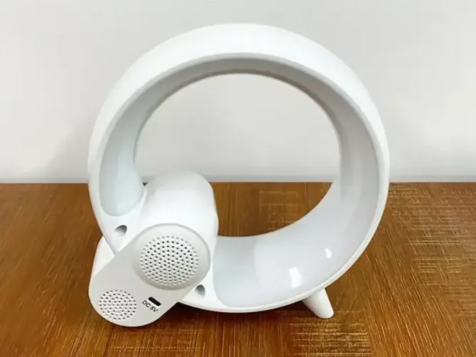 Стильная Лампа-ночник с Bluetooth-колонкой G-Smart HM-2309 с беспроводной зарядкой Киев - изображение 4
