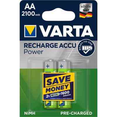Акумулятор Varta AA Rechargeable Accu 2100mAh * 2 (56706101402) Вінниця