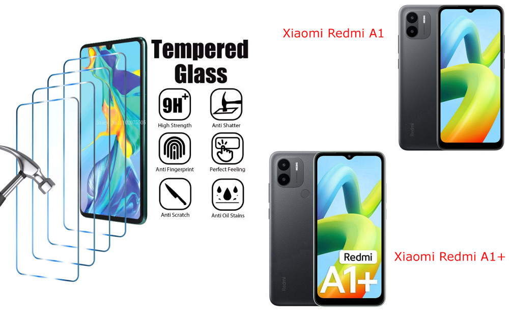 Защитное стекло ArmorGlass для Xiaomi Redmi A1, Redmi A1+ – устойчивое к царапинам и ударам Киев - изображение 1