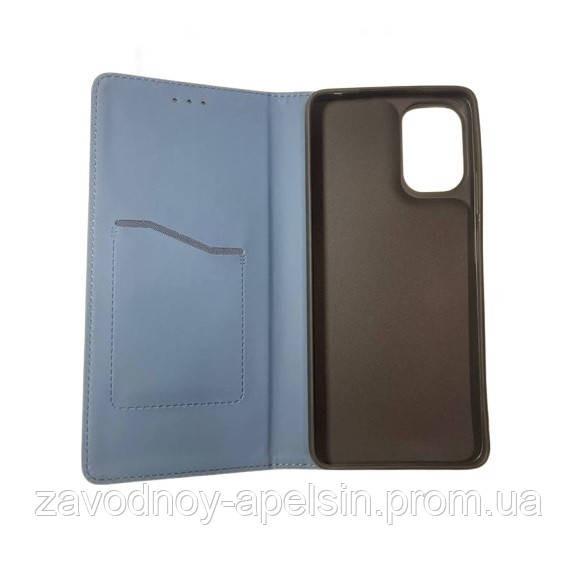 Чохол книжка Motorola Moto G06 Шкіряний (синій) Одеса - фото 2