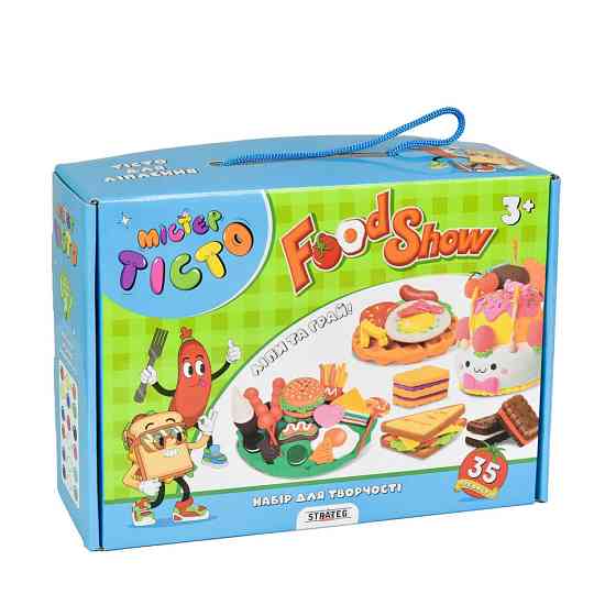 Дитячий набір для творчості "Містер тісто Food Show" 41018, 35 предметів Вінниця