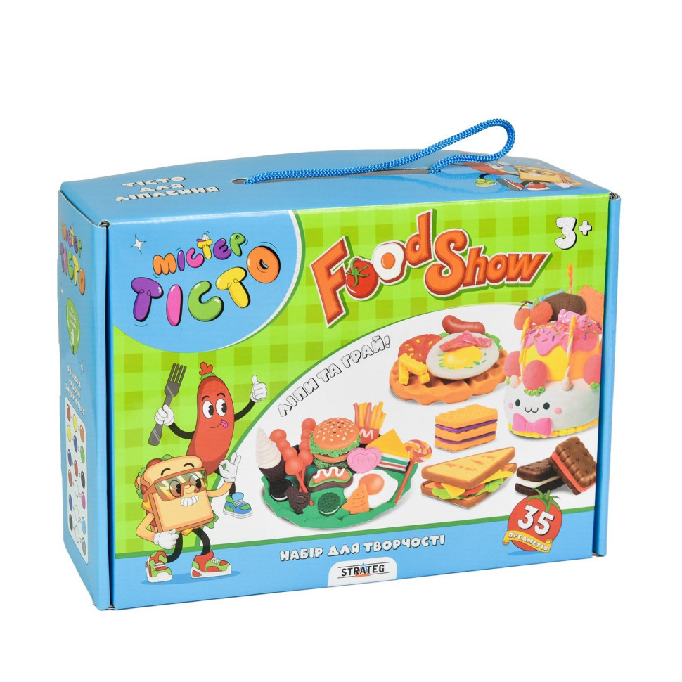 Дитячий набір для творчості "Містер тісто Food Show" 41018, 35 предметів Вінниця - фото 2