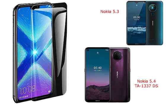 Защитное стекло NeoGlass для Nokia 5.3, Nokia 5.4 TA-1337 DS – ультрапрозрачное и устойчивое Киев