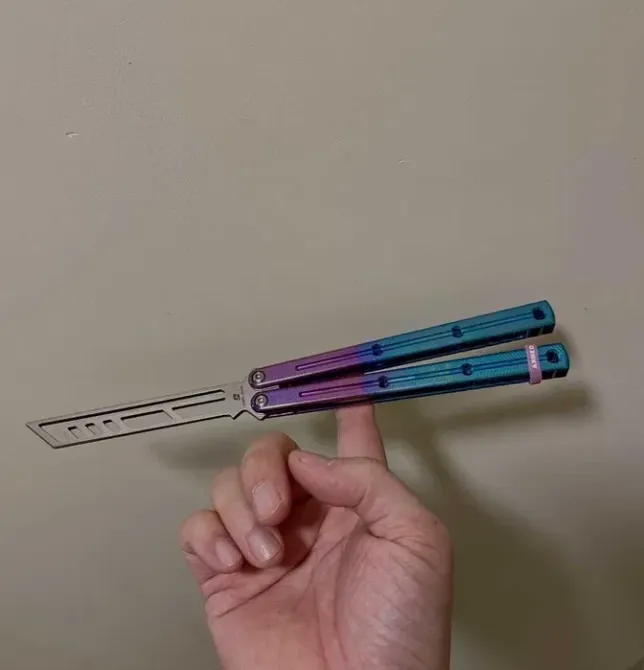 Kraken v3 Титан от Armed Shark тренировочный нож-бабочка, балисонг Харьков - изображение 4