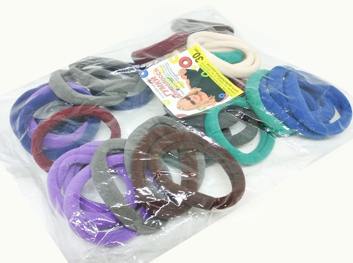Резинки на хвост большие пастель 30 шт Киев - изображение 1