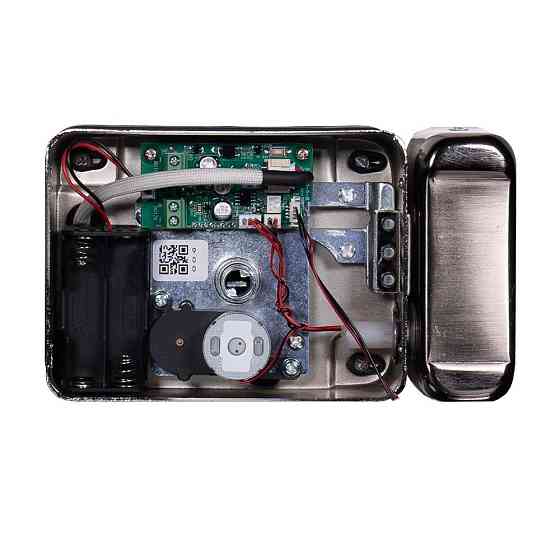 Замок біометричний автономний Trinix TRL-5202BT2FW Black з Bluetooth, зчитувачем відбитків пальців і карт Mifare (65-00053) Киев