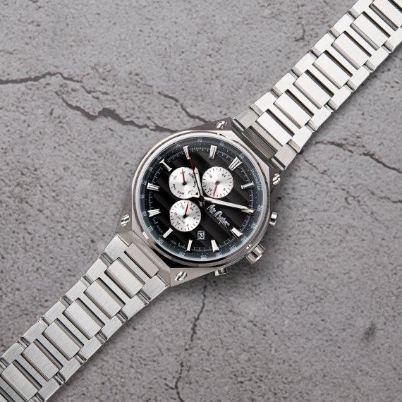 Чоловічий водостійкий наручний годинник Lee Cooper Ice (Сріблястий) Вінниця - фото 10