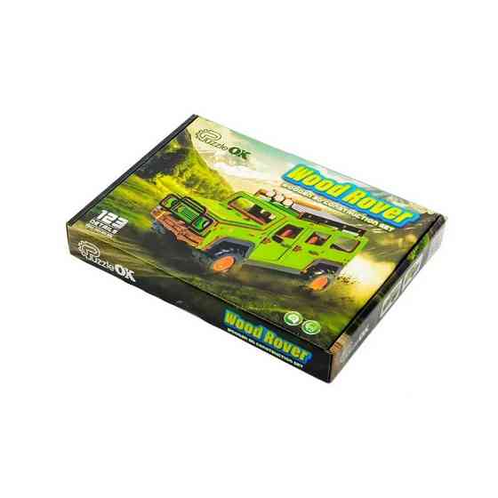 Дерев'яний 3D конструктор "Позашляховик" Puz-00951, 123 деталі Вінниця