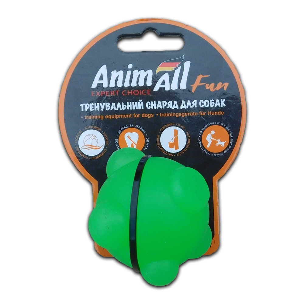 Игрушка AnimAll Fun шар молекула для собак и котов, зеленый, 5 см Киев - изображение 1