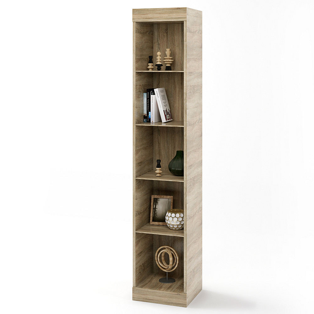 Шкаф-пенал открытый Эверест Соната дуб сонома (DTM-2285) Днепр - изображение 2