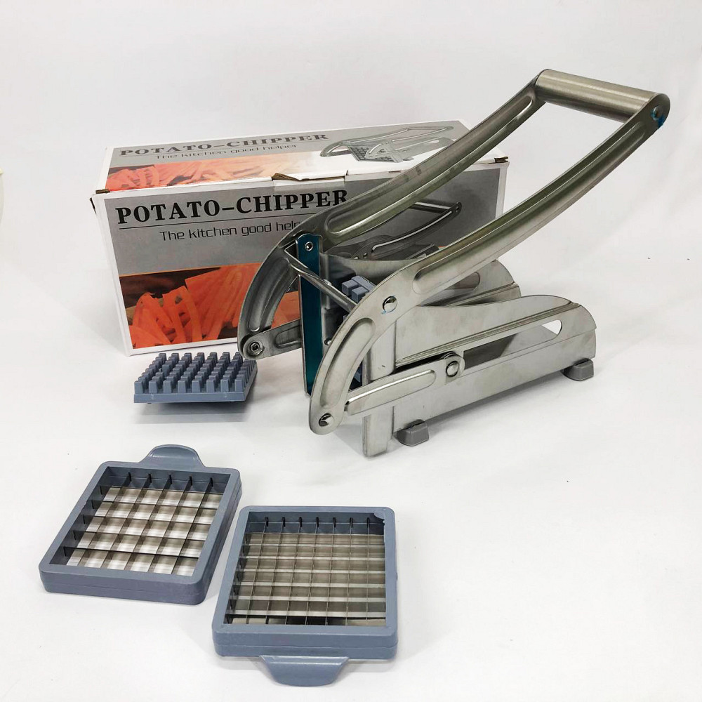 Ручна картоплерізка металева машинка Potato Chipper для нарізки картоплі фрі UN12-15 MF-56 Львів - фото 2