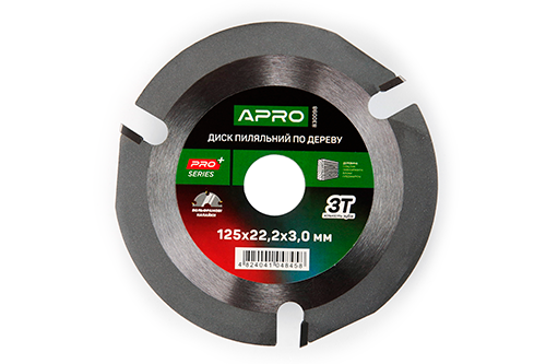 Диск пиляльний для дерева з твердосплавними напайками 125х22.2 мм 3Т APRO Рівне