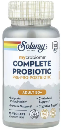 Пробіотик Solaray Complete Probiotic Adult 50+ 30 вег капс Київ