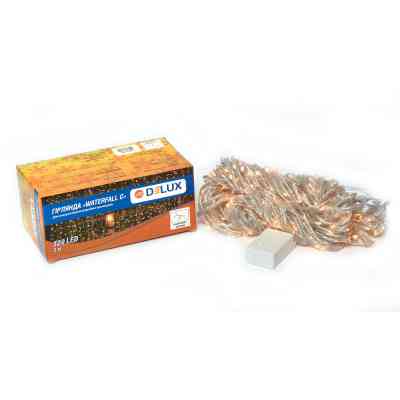 Гирлянда Delux Waterfall С 320LED 3х3 м теплый белый/прозрачный IP20 (90018006) Винница