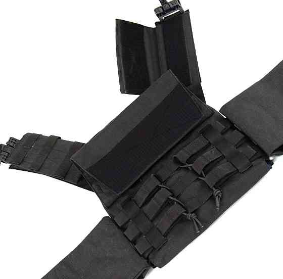 Плитоноска Чорна Cordura 1000 D зі швидким скиданням Запоріжжя