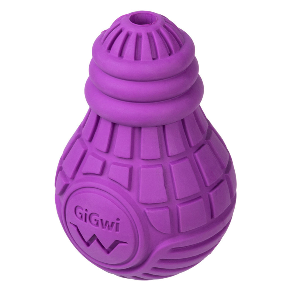 Игрушка для собак Лампочка резиновая GiGwi Bulb Rubber, резина, L, фиолетовая Киев - изображение 1