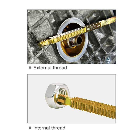 Напилок для відновлення зовнішнього та внутрішнього різьблення метричний TOPTUL SDCA3001 Одеса - фото 2
