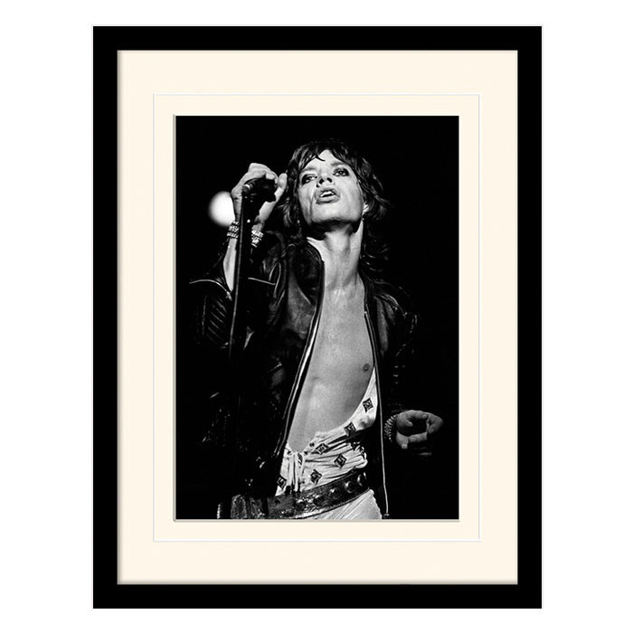 Постер у рамі "Rolling Stones (Mick Jagger)" 30 x 40 см Рівне - фото 1
