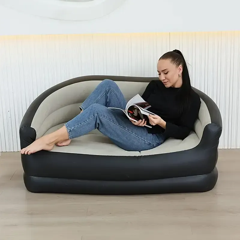 Складной диван для отдыха, Портативная кровать с подлокотниками ПВХ материал XL-1134 Коломия - фото 2