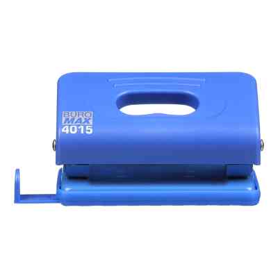 Діркопробивач Buromax пластиковий, до 10 аркушів, 120 х 58 х 59 мм, синій (BM.4015-02) Вінниця