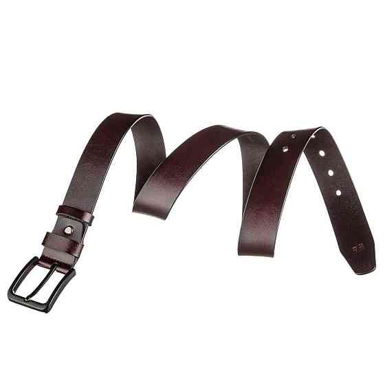 Мужской кожаный ремень Коричневый (Vintage) Киев