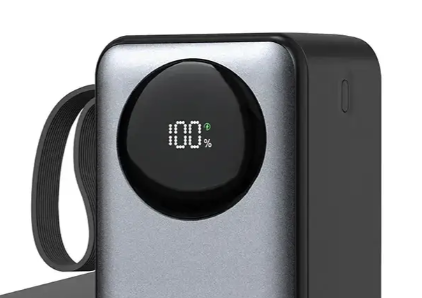 Повербанк KP KPG-402 40000 мА·год 22,5 Вт Power Bank швидка зарядка з LED дисплеєм чорний Одеса - фото 3