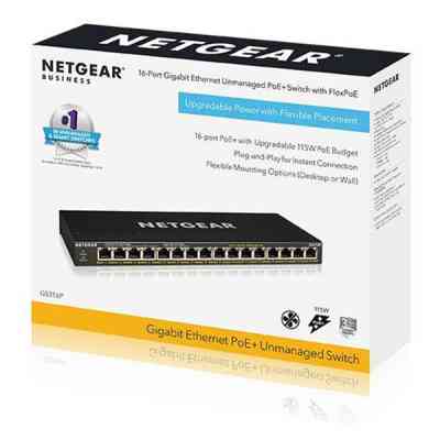 Комутатор мережевий Netgear GS316P-100EUS Вінниця