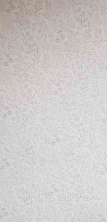 Обои виниловые на флизелине Rasch County Living метровые цветы мелкие прованс сиренево- серые на белом Киев