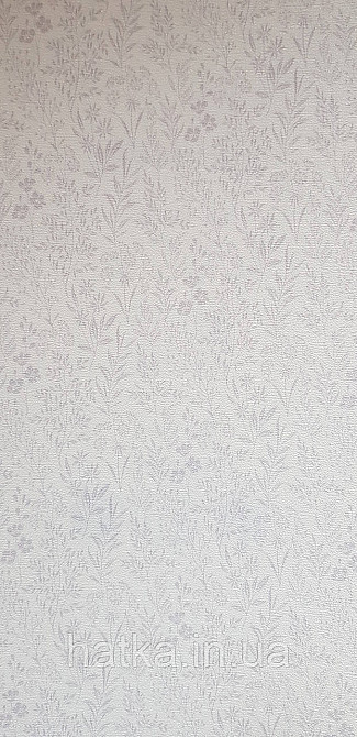 Обои виниловые на флизелине Rasch County Living метровые цветы мелкие прованс сиренево- серые на белом Киев - изображение 2
