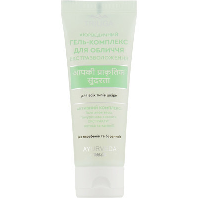 Гель для обличчя Triuga Ayurveda Mix Екстразволоження 75 мл (4820164641064) Вінниця - фото 1