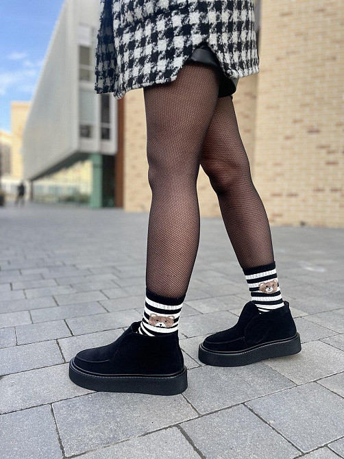 Лофери жіночі GREMMY чорні натуральна замша висота 8см розмір 36-39 (5353) Коломия - фото 6