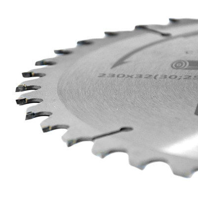 Диск пильний Grad по дереву з твердосплавними напайками Ø230×32(30;25.4)×40Т, 6000об/хв GRAD (1958545) (1958545) Вінниця - фото 2