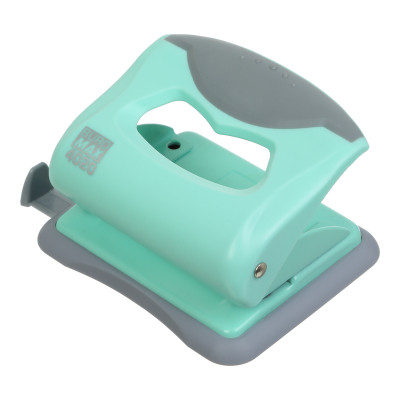 Дырокол Buromax пластиковый PASTEL, до 20 листов, 125 х 95 х 65 мм, мятный (BM.4020-38) Винница - изображение 1