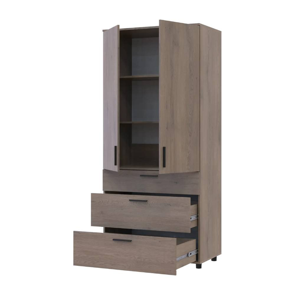 Шафа для одягу Doros Торн Кремона Канноло 2 ДСП/3Ш (полиці) 90х51.6х200 (DRS-012016) Львів - фото 2