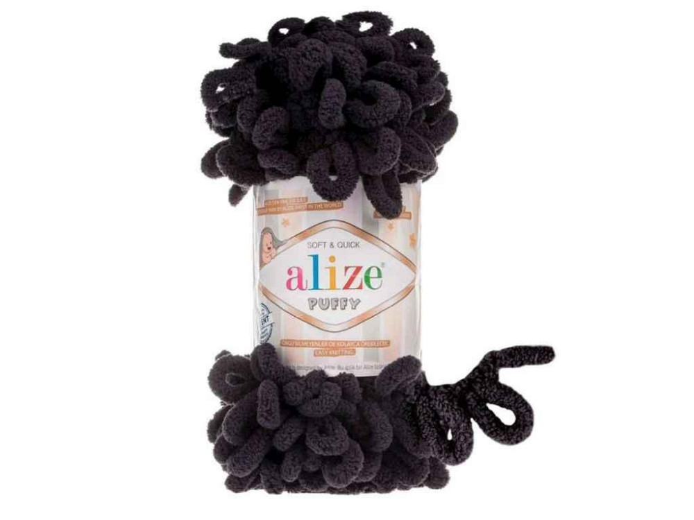 Пряжа Puffy 1060 5шт/уп 100% Мікрополіестер 100г 9,2м ТМ ALIZE Київ - фото 1
