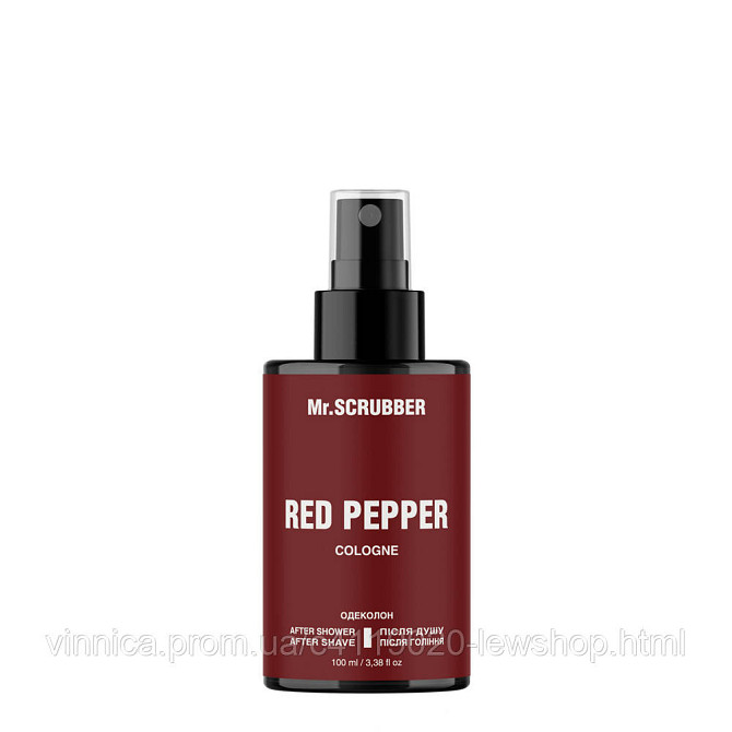 Одеколон після душу і гоління Red Pepper Mr.SCRUBBER 100 мл Чернівці - фото 1