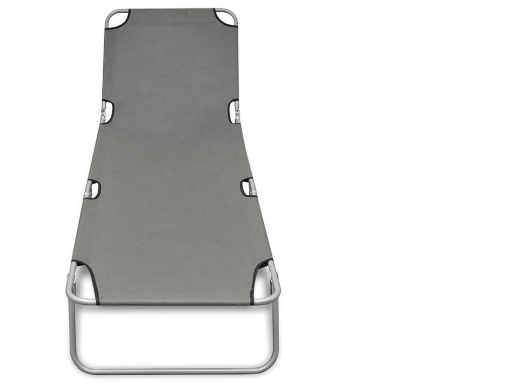 Садовий шезлонг лежак для відпочинку Just Garden Neon Б5146 Сірий Київ - фото 3