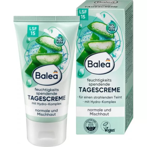 Зволожуючий денний крем Balea, 50 мл (Німеччина) Balea Tagescreme Feuchtigkeitsspendende Tagespflege Львів