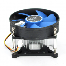 Кулер процессорный LGA 1156/1155/ i3/i5/i7, 90-mm, 3-pin, Blue Полтава - изображение 1