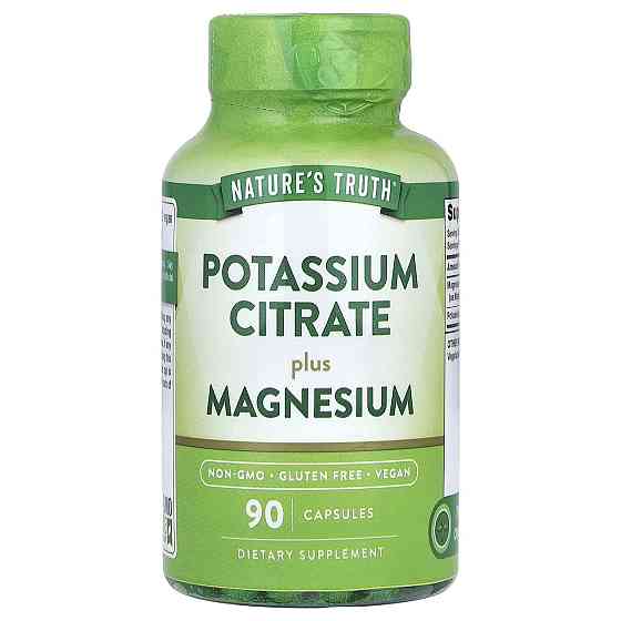 Калій магній Nature's Truth Potassium Citrate Plus Magnesium 90 капс Київ